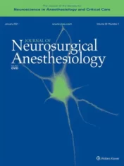 Journal of neurosurgical anesthesiology 2021 full archives true-pdf
