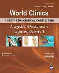 Anesthesia, Critical Care, and Pain: Analgesia and Anesthesia in Labor and Delivery-I