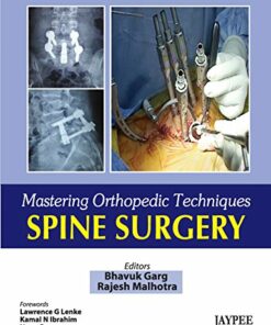 Mastering Orthopedic Techniques Spine Surgery Kindle Edition