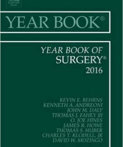 Year Book of Surgery 2016, 1e (Year Books)