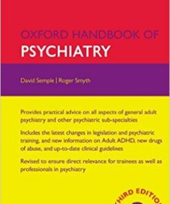 Oxford Handbook of Psychiatry (Oxford Medical Handbooks) 3rd Edition