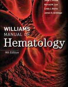 Williams Manual of Hematology, 9th Edition
