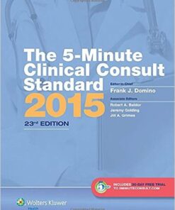 The 5-Minute Clinical Consult Standard 2015 23rd Edition Retail PDF
