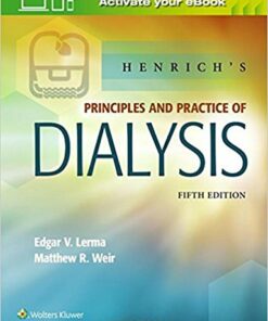 Henrich’s Principles and Practice of Dialysis, 5th Edition
