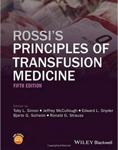 Rossi’s Principles of Transfusion Medicine 5th Edition  PDF