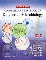 Koneman's Color Atlas and Textbook of Diagnostic Microbiology 7th Edition