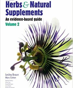 Herbs and Natural Supplements, Volume 2: An Evidence-Based Guide 4th Edition PDF