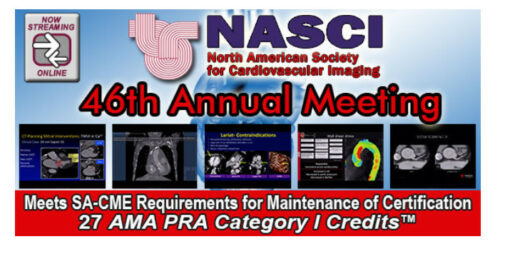46th Annual Meeting of the North American Society of Cardiovascular Imaging (NASCI) 2019