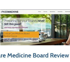 The Passmachine Critical Care Medicine Board Review Course 2018
