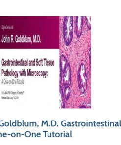2019 Expert Series with John R. Goldblum, M.D. Gastrointestinal and Soft Tissue Pathology with Microscopy A One-on-One Tutorial