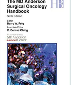 The MD Anderson Surgical Oncology Handbook 6th Edition PDF