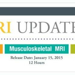 2015 MRI Updates - General MRI, Neuro MRI and Musculoskeletal MRI - A Video CME Teaching Activity