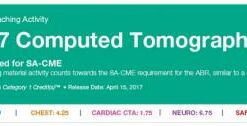 2017 Computed Tomography - A Video CME Teaching Activity