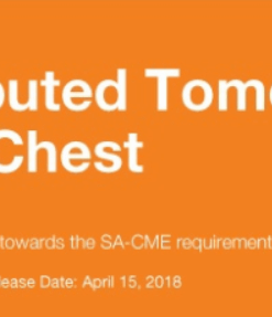 2018 Computed Tomography: National Symposium - CHEST & CARDIAC ONLY - A Video CME Teaching Activity