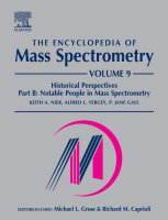 The Encyclopedia of Mass Spectrometry Volume 9: Historical Perspectives, Part B: Notable People in Mass Spectrometry 2015 Original pdf