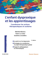 L'enfant Dyspraxique et les Apprentissages Coordonner les Actions Thérapeutiques et Scolaires 2016 Original pdf