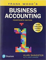 Frank Wood's Business Accounting, Volume 1, 14th Edition  2018 original pdf