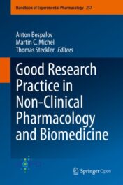 Good Research Practice in Non-Clinical Pharmacology and Biomedicine Original PDF 2020