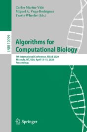 Algorithms for Computational Biology 7th International Conference, AlCoB 2020, Missoula, MT, USA, April 13–15, 2020, Proceedings 2020 Original pdf
