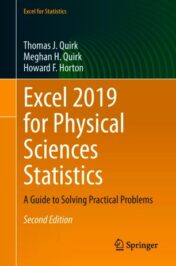 Excel 2019 for Physical Sciences Statistics A Guide to Solving Practical Problems 2021 Original pdf