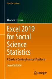 Excel 2019 for Social Science Statistics A Guide to Solving Practical Problems 2021 Original pdf