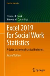 Excel 2019 for Social Work Statistics A Guide to Solving Practical Problems 2021 Original pdf