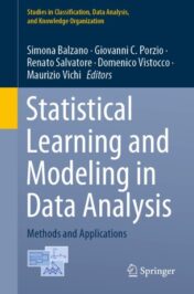 Statistical Learning and Modeling in Data Analysis Methods and Applications 2021 Original pdf