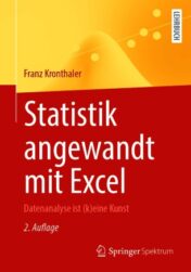 Statistik angewandt mit Excel Datenanalyse ist (k)eine Kunst 2021 Original pdf