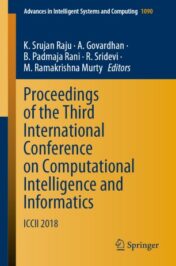 Proceedings of the Third International Conference on Computational Intelligence and Informatics ICCII 2018 2020 Original pdf