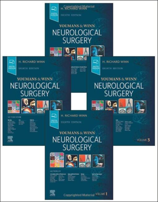 Youmans and Winn Neurological Surgery: 4 – Volume Set, 8th Edition (Original PDF from Publisher)