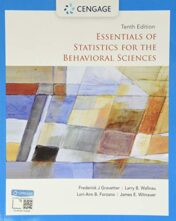 Essentials of Statistics for the Behavioral Sciences, 10th Edition (MindTap Course List) (Original PDF)