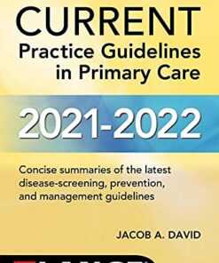 CURRENT Practice Guidelines in Primary Care 2021 – 2022 (Original PDF from Publisher)