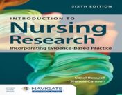 Introduction to Nursing Research: Incorporating Evidence-Based Practice, 6th Edition 2022 Original PDF