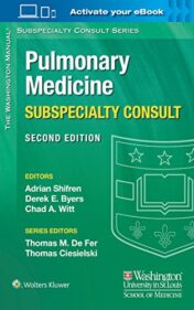 The Washington Manual Pulmonary Medicine Subspecialty Consult (The Washington Manual Subspecialty Consult Series) Second Ed 2016 Original pdf