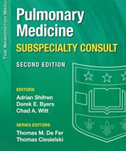 The Washington Manual Pulmonary Medicine Subspecialty Consult, 2nd Edition (Original PDF from Publisher)