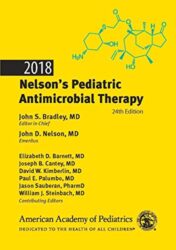 2018 Nelson’s Pediatric Antimicrobial Therapy (PDF)