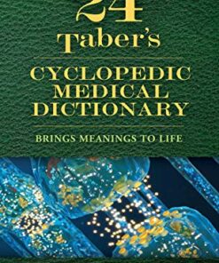 Taber’s Cyclopedic Medical Dictionary, 24th Edition (Original PDF from Publisher)