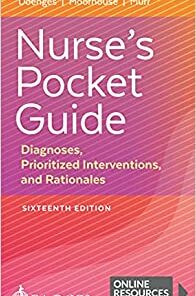 Nurse’s Pocket Guide: Diagnoses, Prioritized Interventions, and Rationales, 16th Edition (Original PDF from Publisher)