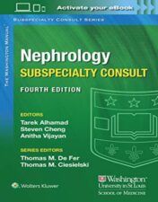 Washington Manual Nephrology Subspecialty Consult, 4th Edition 2022 Original PDF