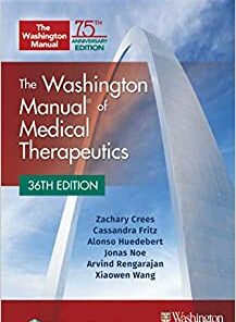 The Washington Manual of Medical Therapeutics, 36th Edition (Original PDF from Publisher)