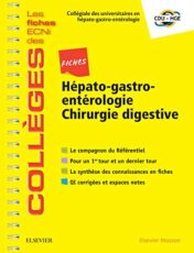 Fiches Hépato-gastro-entérologie, Chirurgie Digestive: Les Fiches Ecni Et Qi Des Collèges (Les fiches ECNi des Collèges) (French Edition) (Original PDF)