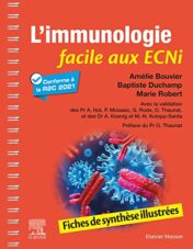 L'immunologie facile aux ECNi: Fiches de synthèse illustrées 2022 Original PDF