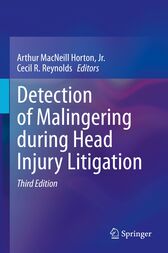 Detection of Malingering during Head Injury Litigation (3rd ed.) (Original PDF)