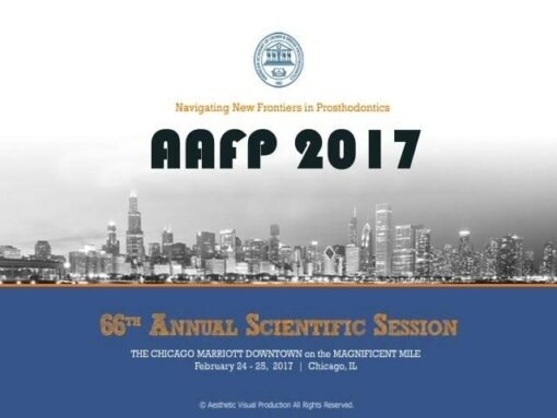 AAFP 2017 Navigating New Frontiers in Prosthodontics - 66th Annual Scientific Session