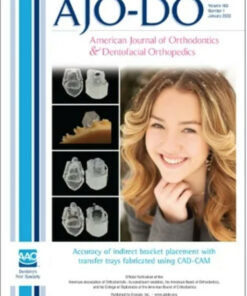 American Journal of Orthodontics and Dentofacial Orthopedics, (Full Archive 1999 – 2022) Original PDF