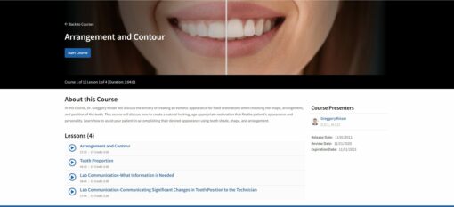 Arrangement and Contour