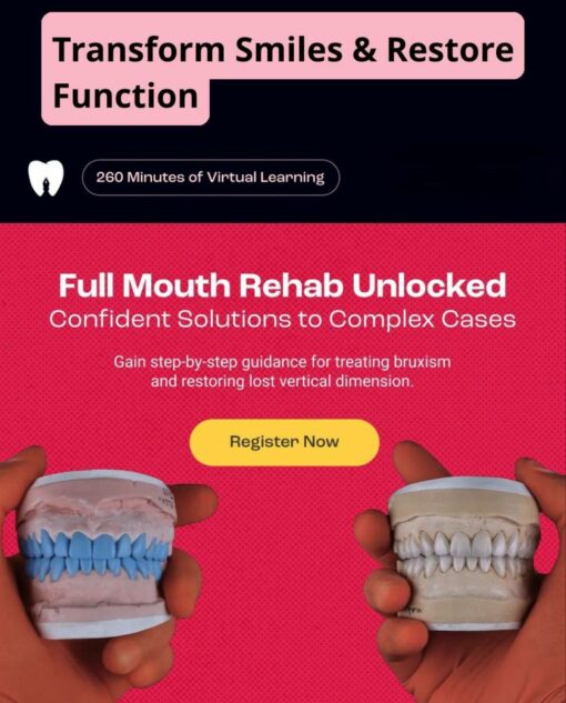 Full Mouth Rehab Unlocked - Confident Solution to Complex Cases 