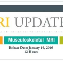 Musculoskeletal MRI Updates 2016 - A DVD Teaching Activity