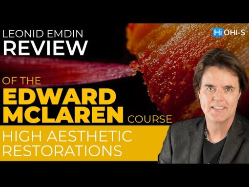 OHI-S High Aesthetic Restorations - Edward McLaren