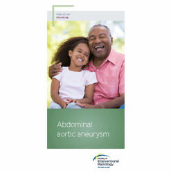 Patient Information Brochure - Abdominal Aortic Aneurysm
